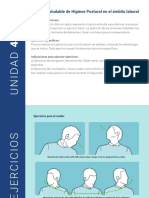 Práctica Saludable de Higiene Postural en El Ámbito Laboral