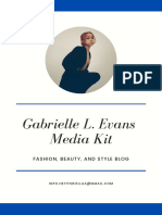 Gabrielle L. Evans Media Kit