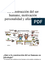 La Construcción Del Ser Humano, Motivación Personalidad y Afectividad