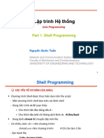 Lập trình Hệ thống: Part 1: Shell Programming