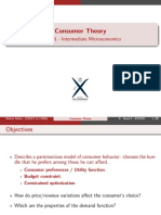 Consumer Theory: ECO201 - Intermediate Microeconomics