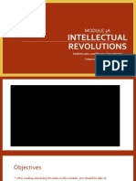 Intellectual Revolutions: Module 3A