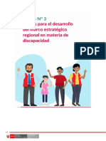 Anexo #3.pdf - PAUTAS PARA EL DESARROLLO DEL MARCO ESTRATÉGICO REGIONAL EN MATERIA DE DISCAPACIDAD