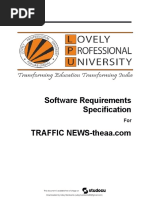 Traffic NEWS-theaa - Srs Document