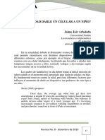 ¿A Qué Edad Darle Un Celular A Un Niño?: Licenciatura en Informática