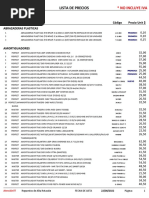 Lista de Precios Rual 22082022