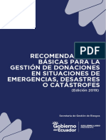 Recomendaciones Basicas para La Gestión de Donaciones 2023