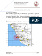 Informe de Sismo Del 20.03.23 en Provincia Constitucional Del Callao, Callao - Lima