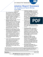 LCI Report Summary - Betting and Gambling - ST - For Upload