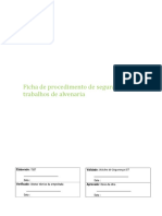 Ficha de Procedimento de Segurança para Demolições