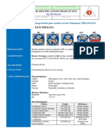 Fiche Specifications Produit Fini: Fromage Fondu Pour Tartine Saveur Emmental TRIANGLES