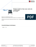 Pompe À Pied 1,5 Bar Avec Valve de Surpression: (Fiche Technique)