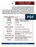 MODEL TR2205: Transfer Case