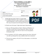 The 4 Operations-Enrichment Worksheet