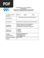 Actividad 1 de Metodologia Daniela