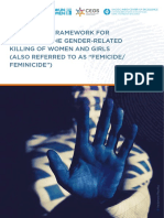 Statistical Framework Femicide 2022
