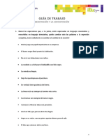 Guía de Trabajo: Denotación Y La Connotación Ejercitación