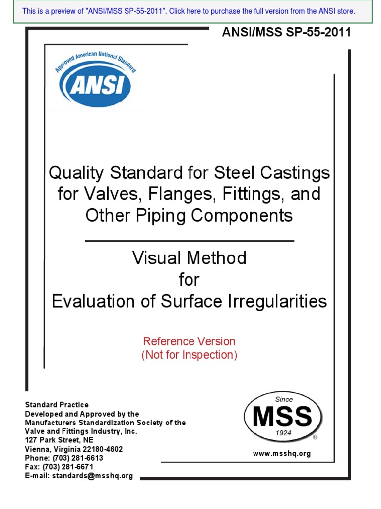 Surface Quality Standards Pdf – Surface Performance Specifications – SDYEM