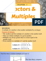 Factors and Multiples #Notes