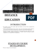 Personnel in The System of Distance Education (Unit 07)