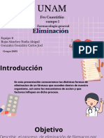 Eliminación de fármacos: vías renal, biliar, mamaria y pulmonar