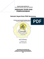 Landasan Teori Dan Pemrograman: Sekolah Sepak Bola PSIS Semarang