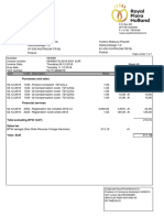 Service Invoice: Purchases and Sales