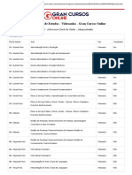 Cronograma de estudos para AGU