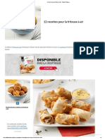 12 Recettes Pour La Friteuse À Air - Pratico-Pratiques