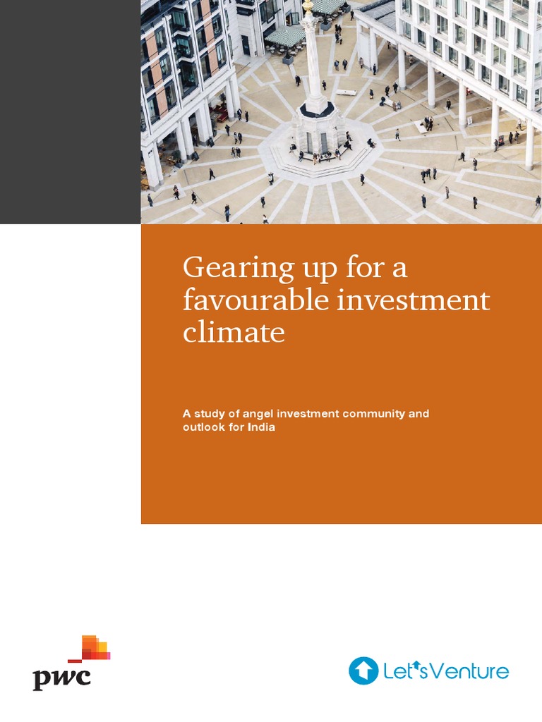 Gearing Up For A Favourable Investment Climate PDF Startup Company