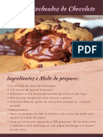 Cookies Recheados de Chocolate: Ingredientes e Modo de Preparo