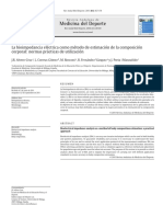 La Bioimpedancia Eléctrica Como Método de Estimación de La Composición Corporal. Normas Prácticas de Utilización