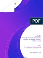 Aula 01: Receita Federal (Auditor Fiscal) Passo Estratégico de Legislação Tributária - 2022 (Pós-Edital)