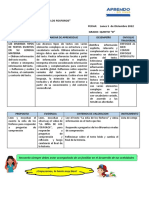 Competencia /capacidades Estandar de Aprendizaje Desempeño Enfoque Trasversal Lee Diversos Tipos de Textos Escritos en Su Lengua Materna