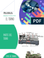 Mecanizado de Piezas Mecánicas: El Torno