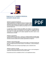 Reglamento 1 CARRERA PROSOLIA Alicante Mujer 2023: ARTICULO 0. Aceptación Del Reglamento