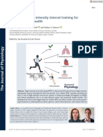 The Journal of Physiology - 2021 - Sabag - Low Volume High Intensity Interval Training For Cardiometabolic Health