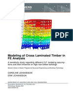Modeling of Cross Laminated Timber in FE Analysis