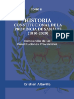 Historia Constitucional de La Provincia de San Luis Tomo 2