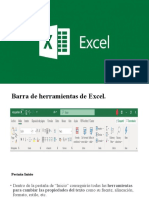 Barra de Herramientas de Excel