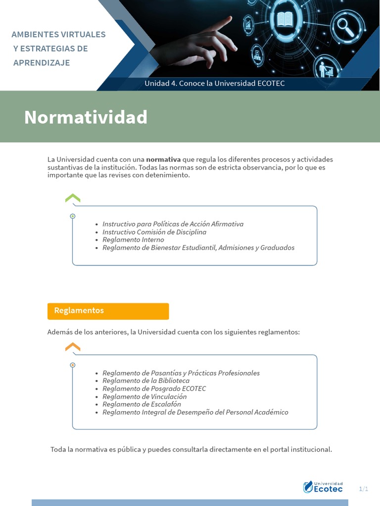 Normativa y Modelo Pedagógico ECOTEC | PDF | Plagio | Estilo apa