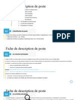 Fiche de Description de Poste: L'identification Du Poste