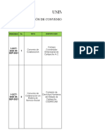 Universidad Autónoma de Campeche: Relación de Convenios de Servicio Social Por Periodos