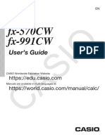 fx-991CW fx-570CW: User's Guide