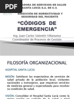 Códigos de Seguridad Hospitalaria | PDF | Hospital | Paro cardíaco