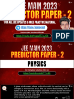 For All Jee Updates & Free Practice Material: For Complete Solutions Click On