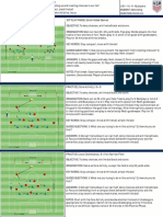 11v11 Defending Preventing Building Up Creating Chances in Own Half B