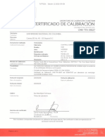 Certificado de Calibración-Reconectador Acovis S.A.S. 01 de 03