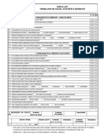 CHECK LIST TRAB A QUENTE Solda, Oxicorte e Desbaste