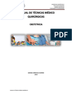 Manual de Técnicas Médico Quirúrgicas: Obstetricia